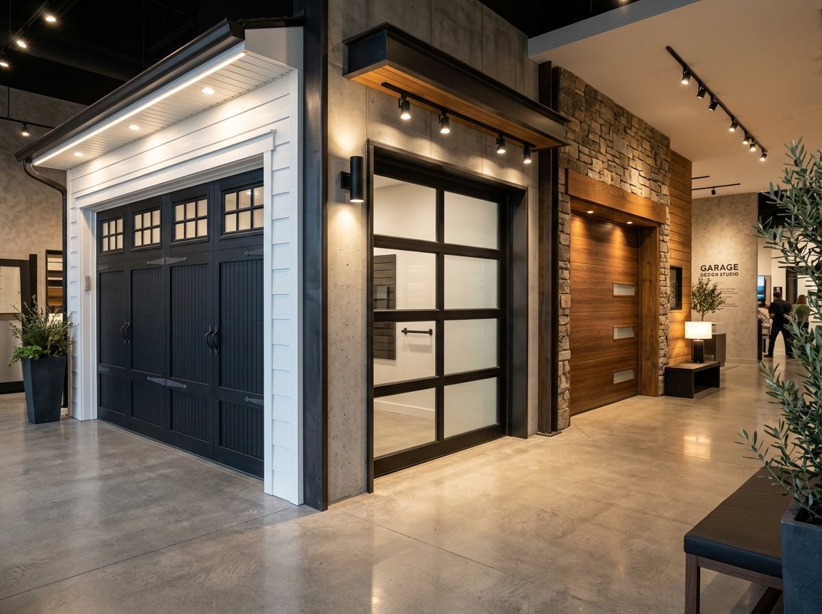 Certified technician performing new garage door supply & selection in Windsor ON